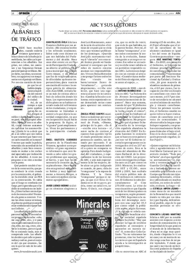 ABC SEVILLA 01-11-2009 página 14