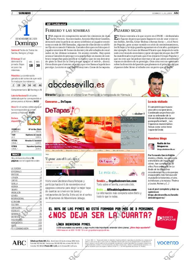 ABC SEVILLA 01-11-2009 página 2