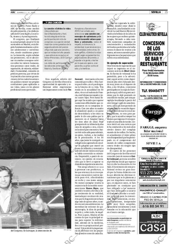 ABC SEVILLA 01-11-2009 página 25