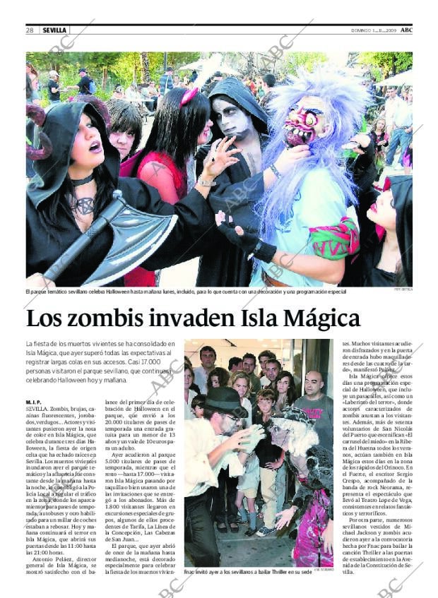 ABC SEVILLA 01-11-2009 página 28