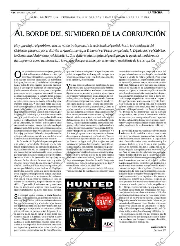 ABC SEVILLA 01-11-2009 página 3