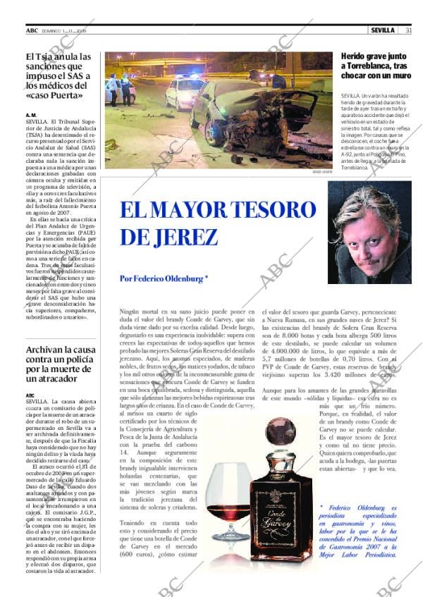 ABC SEVILLA 01-11-2009 página 31