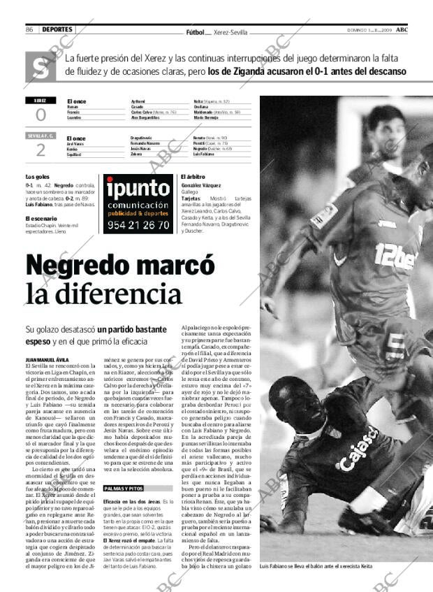 ABC SEVILLA 01-11-2009 página 86