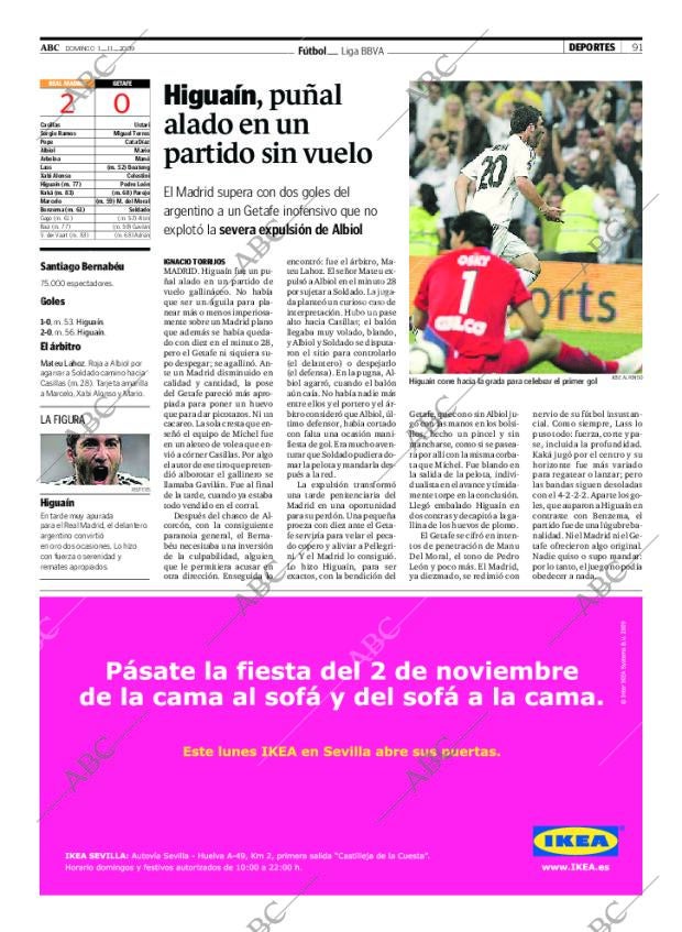 ABC SEVILLA 01-11-2009 página 91