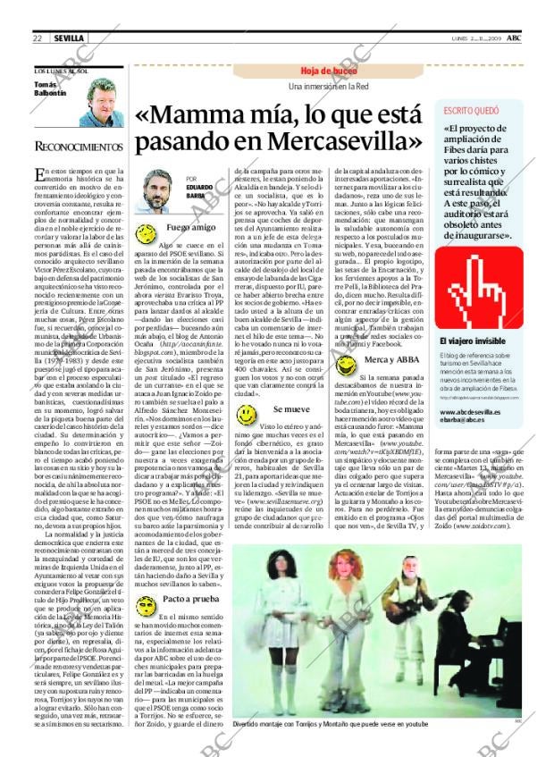 ABC SEVILLA 02-11-2009 página 22