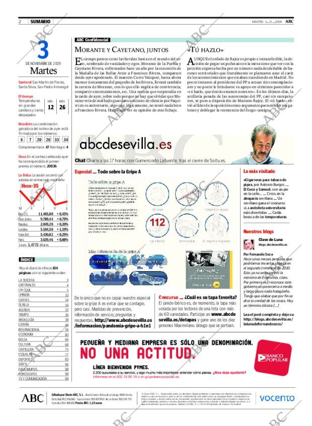 ABC SEVILLA 03-11-2009 página 2