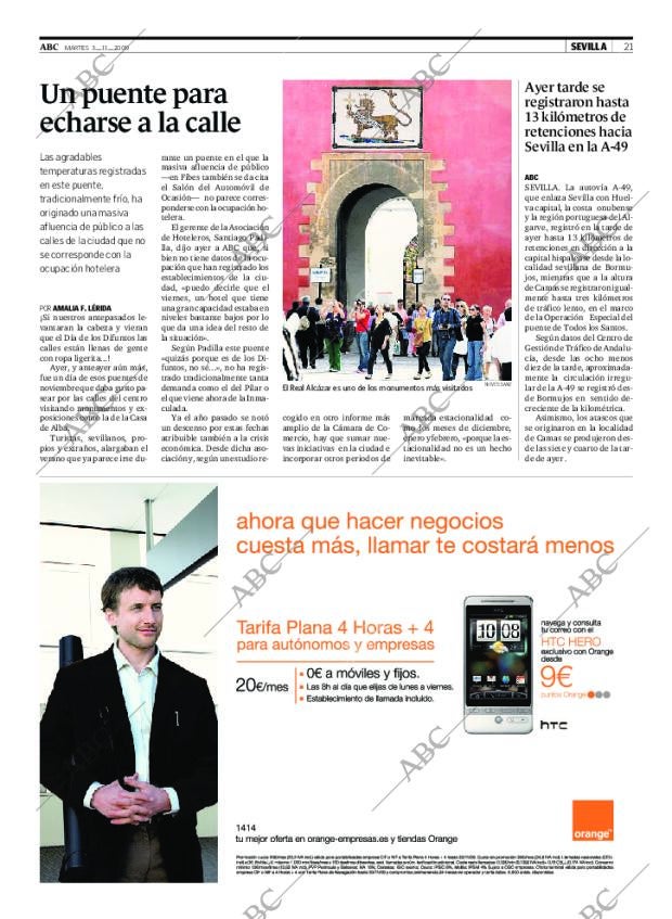 ABC SEVILLA 03-11-2009 página 21