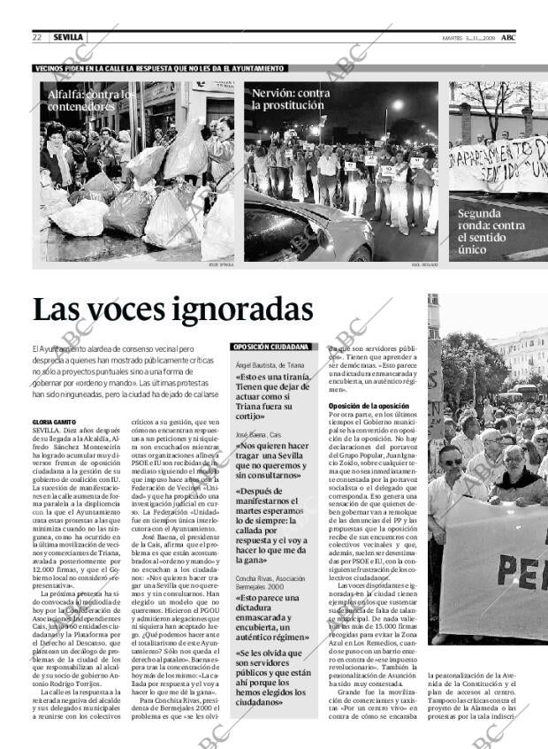ABC SEVILLA 03-11-2009 página 22