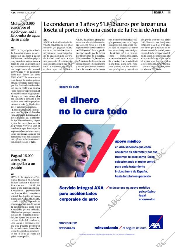 ABC SEVILLA 03-11-2009 página 25
