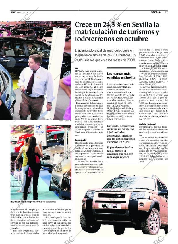 ABC SEVILLA 03-11-2009 página 27