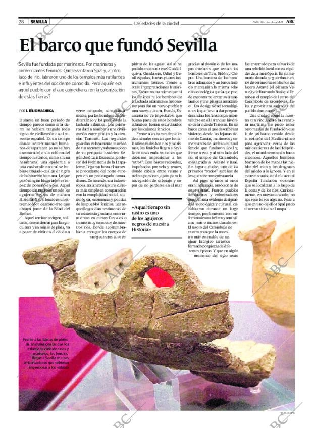 ABC SEVILLA 03-11-2009 página 28