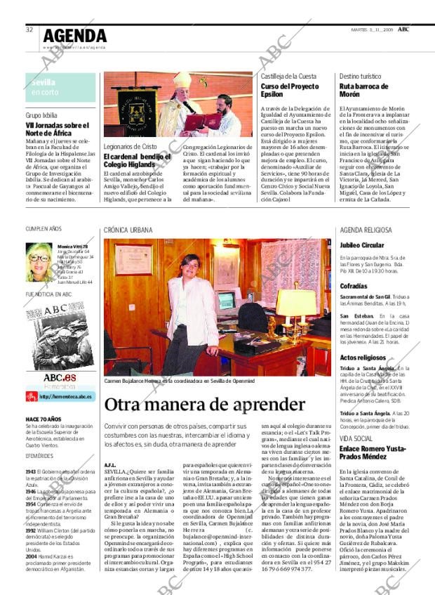 ABC SEVILLA 03-11-2009 página 32