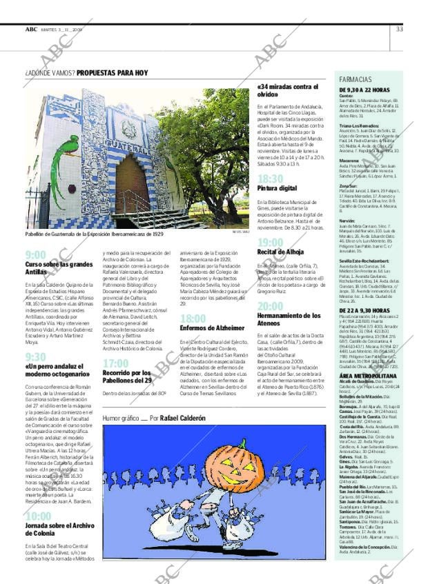 ABC SEVILLA 03-11-2009 página 33