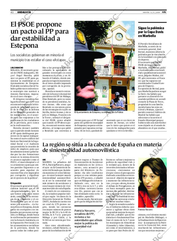 ABC SEVILLA 03-11-2009 página 40