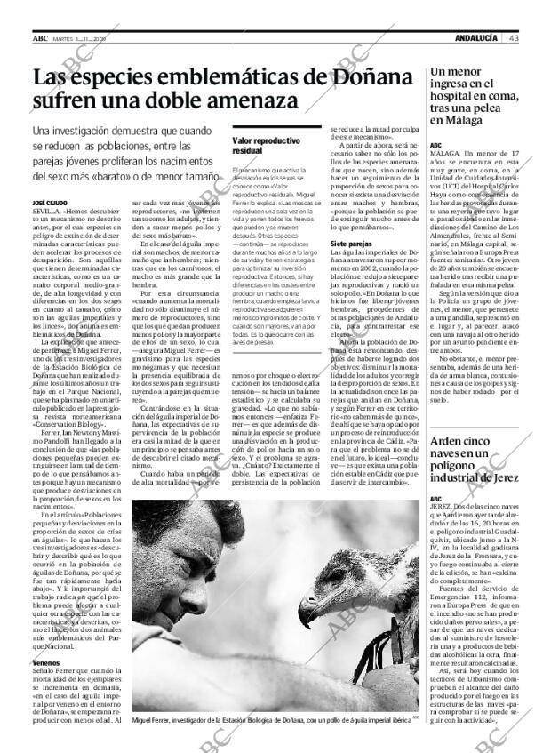 ABC SEVILLA 03-11-2009 página 43