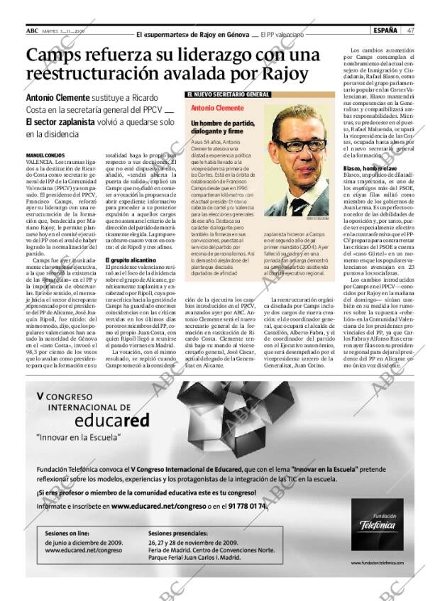 ABC SEVILLA 03-11-2009 página 47