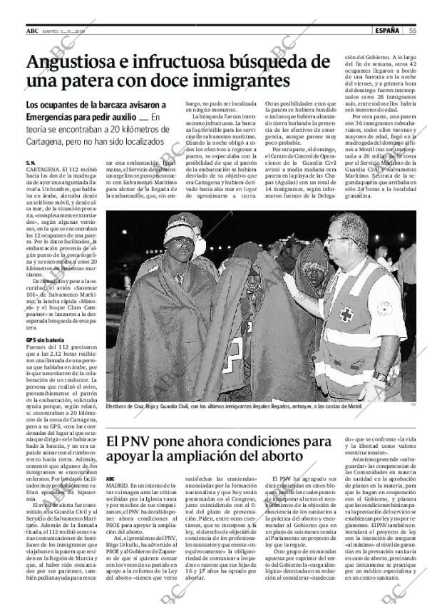 ABC SEVILLA 03-11-2009 página 55