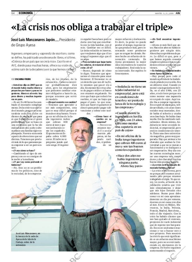 ABC SEVILLA 03-11-2009 página 64