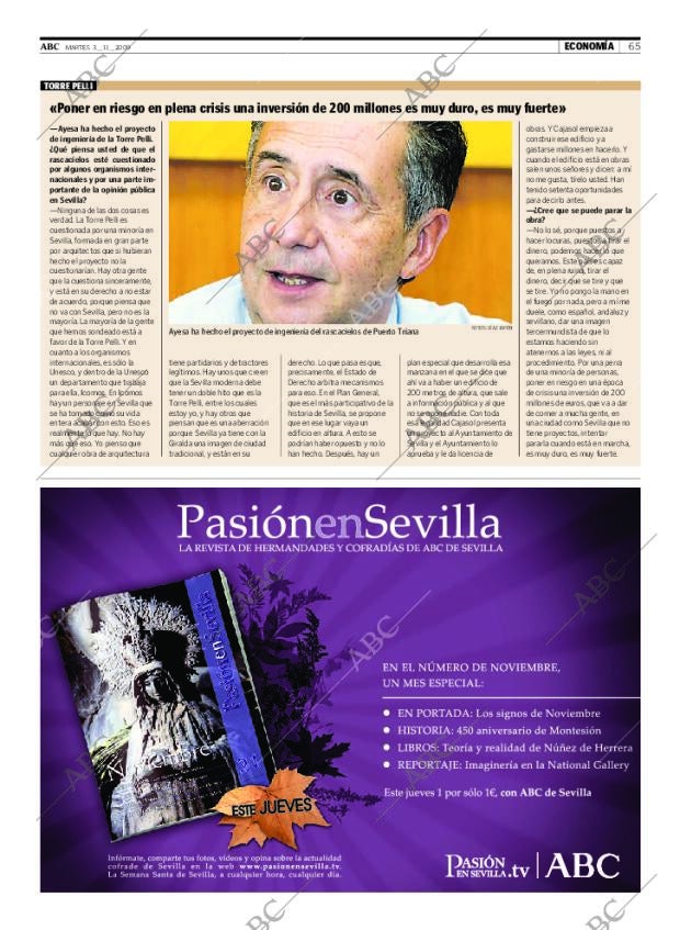 ABC SEVILLA 03-11-2009 página 65