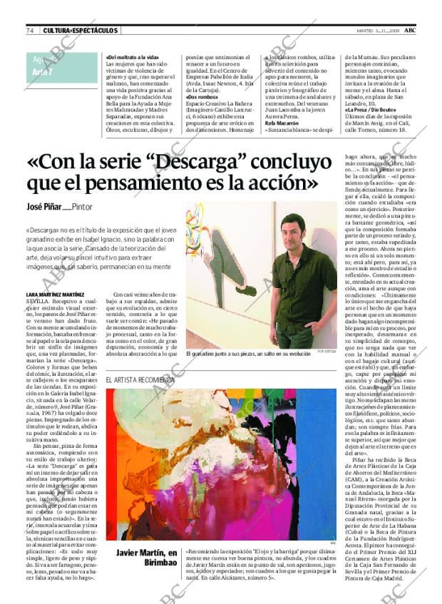 ABC SEVILLA 03-11-2009 página 74