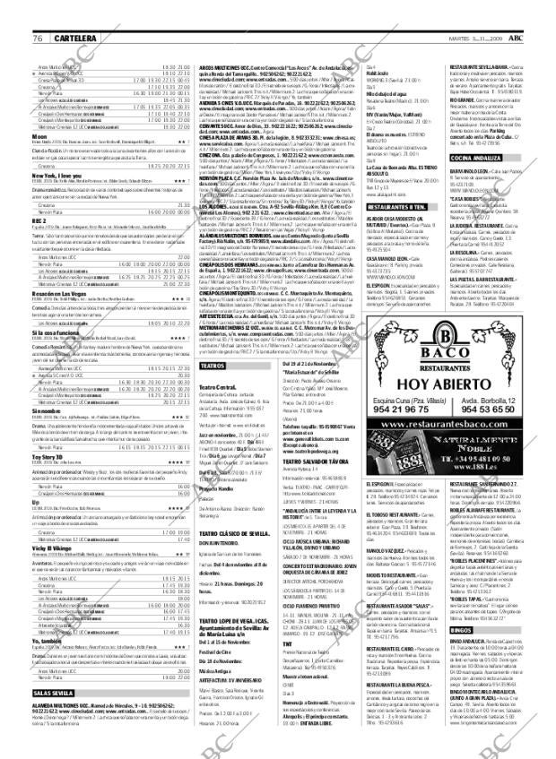 ABC SEVILLA 03-11-2009 página 76