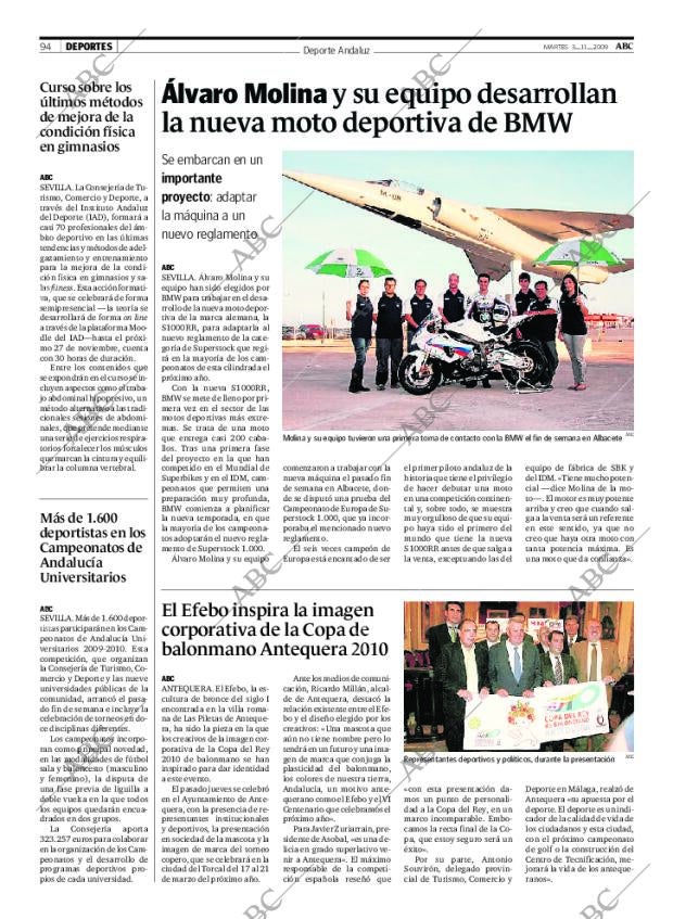 ABC SEVILLA 03-11-2009 página 94