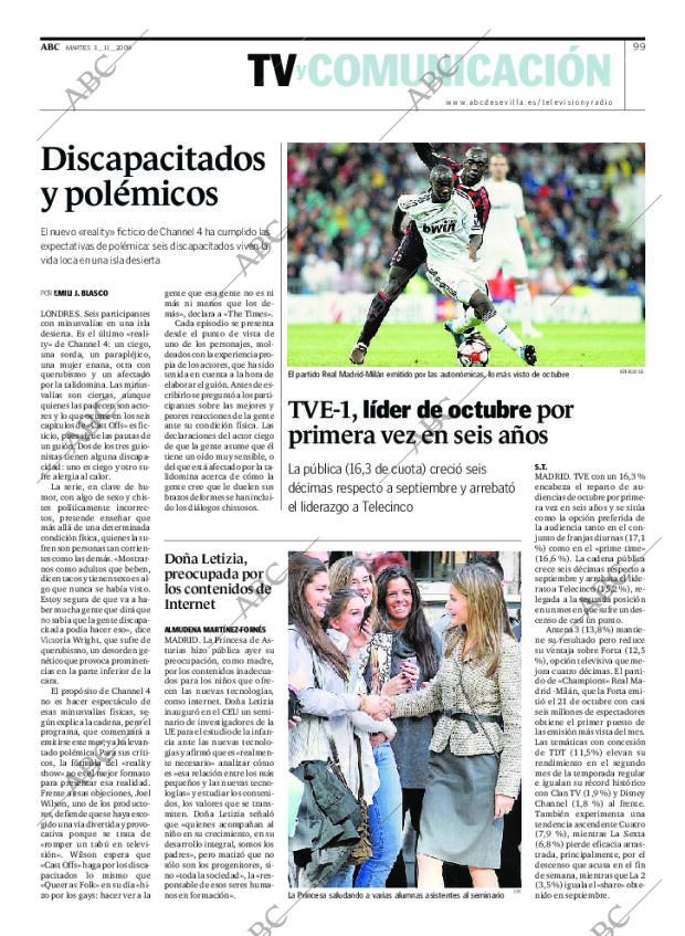 ABC SEVILLA 03-11-2009 página 99