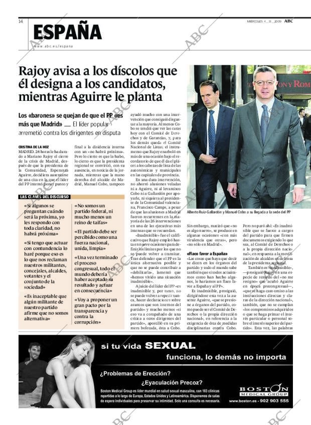 ABC MADRID 04-11-2009 página 14