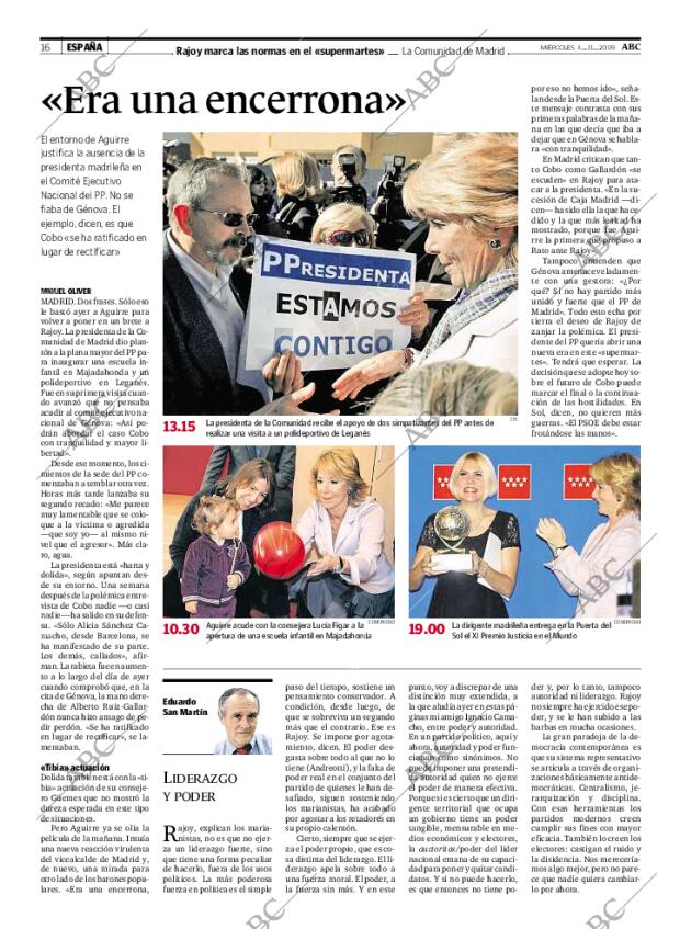 ABC MADRID 04-11-2009 página 16