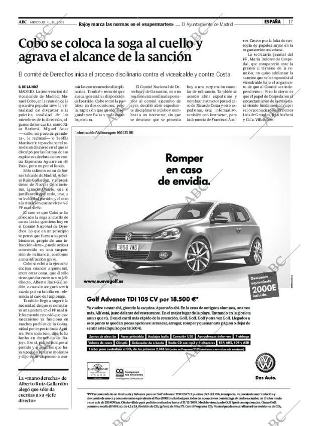 ABC MADRID 04-11-2009 página 17