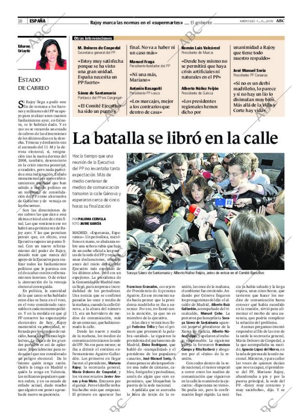 ABC MADRID 04-11-2009 página 18