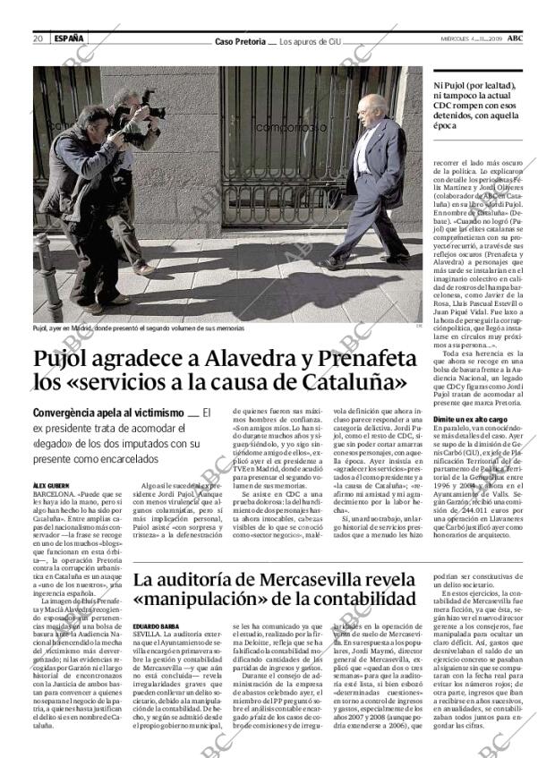 ABC MADRID 04-11-2009 página 20