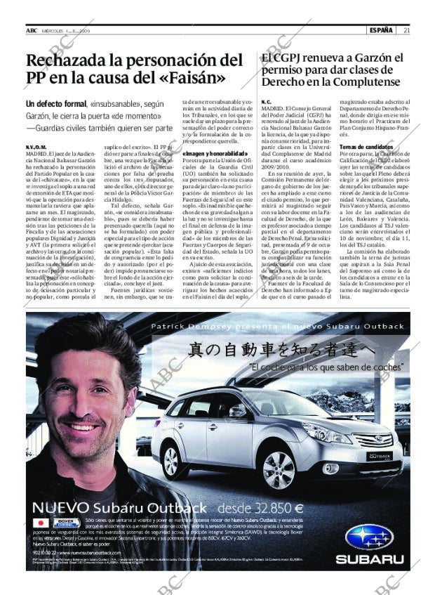 ABC MADRID 04-11-2009 página 21