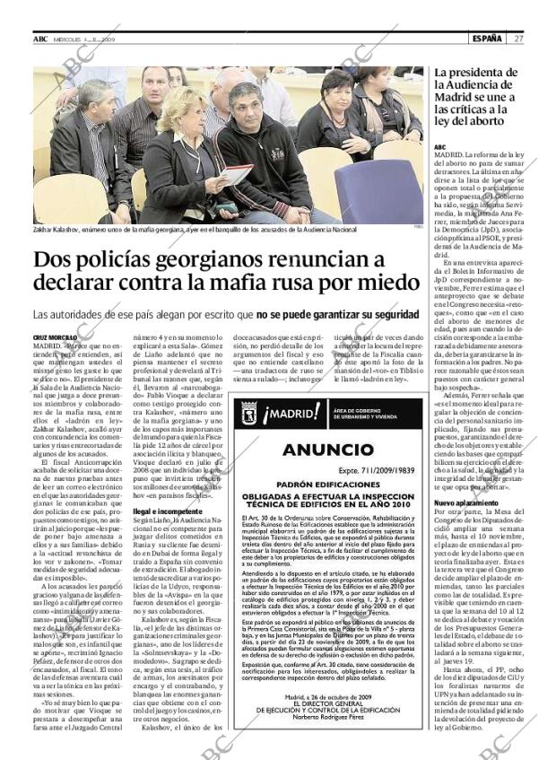 ABC MADRID 04-11-2009 página 27