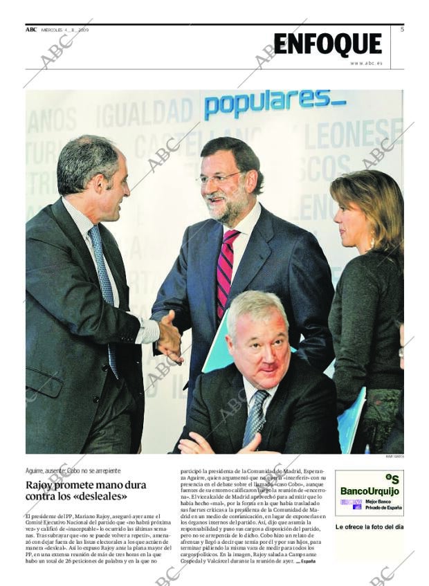 ABC MADRID 04-11-2009 página 5