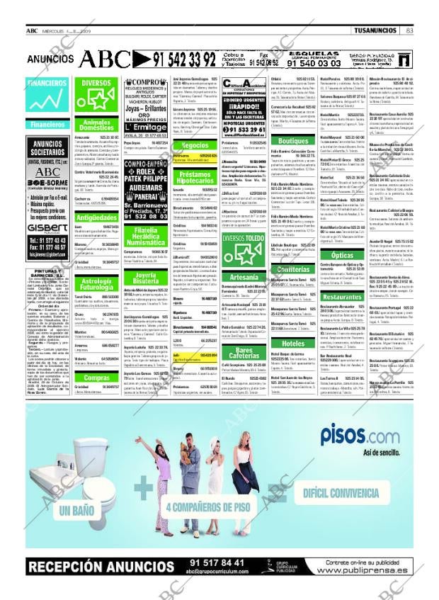 ABC MADRID 04-11-2009 página 83