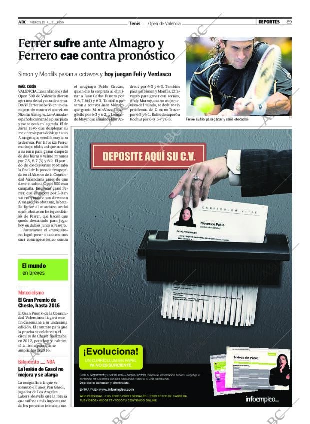 ABC MADRID 04-11-2009 página 89