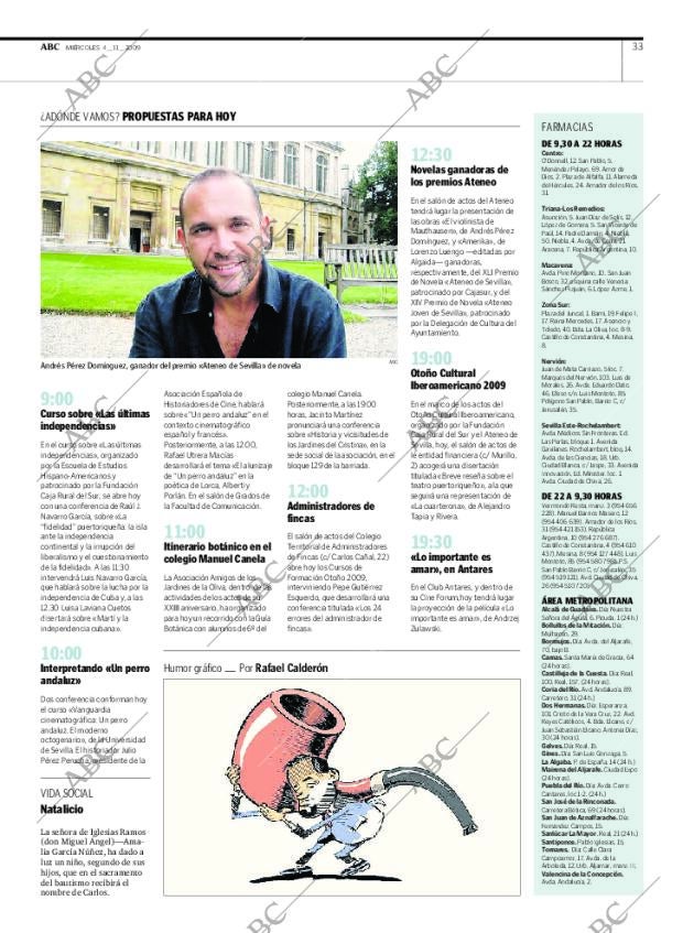 ABC SEVILLA 04-11-2009 página 33