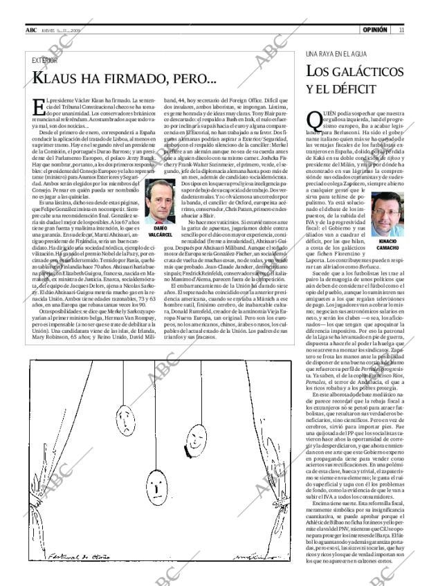 ABC MADRID 05-11-2009 página 11