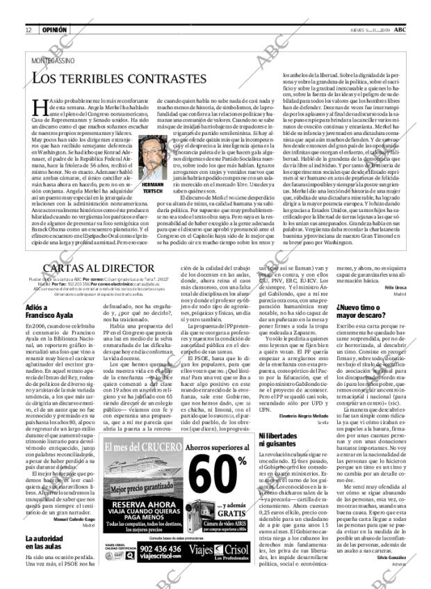 ABC MADRID 05-11-2009 página 12