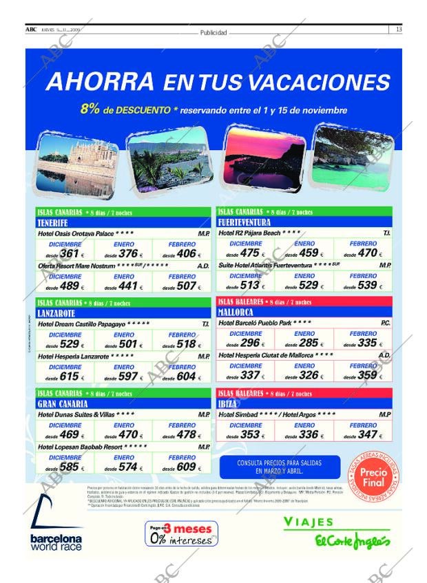 ABC MADRID 05-11-2009 página 13