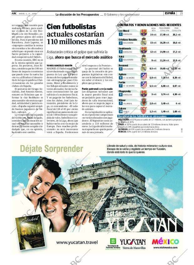 ABC MADRID 05-11-2009 página 21