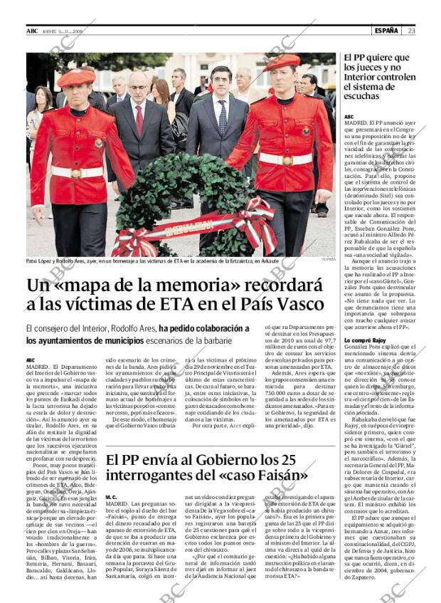 ABC MADRID 05-11-2009 página 23