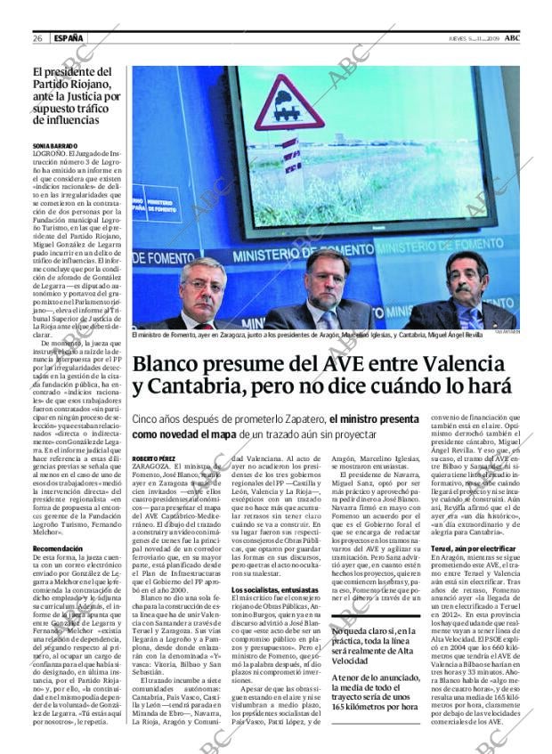 ABC MADRID 05-11-2009 página 26