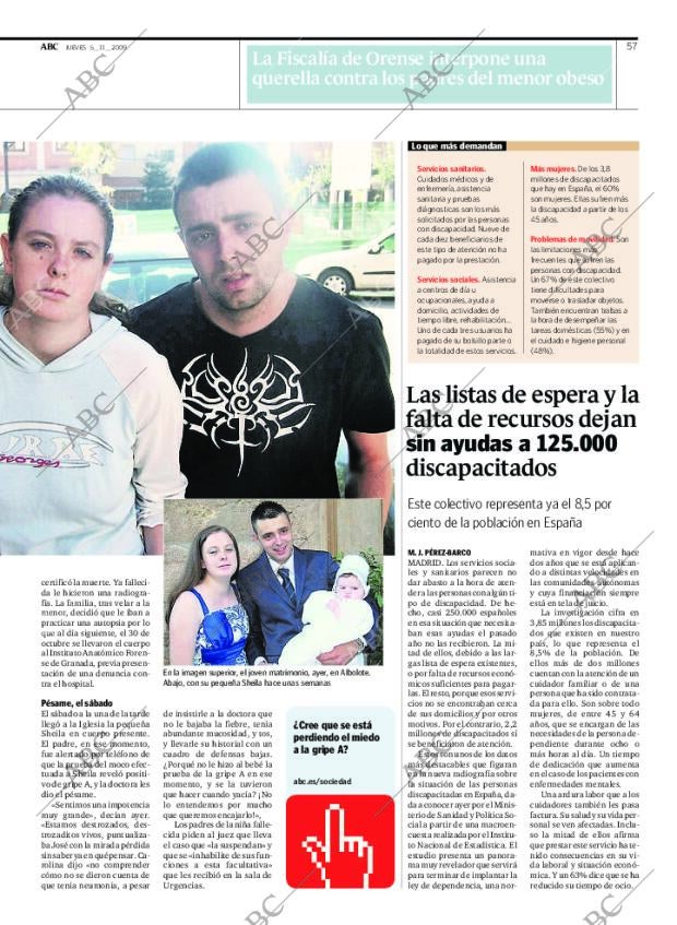 ABC MADRID 05-11-2009 página 57
