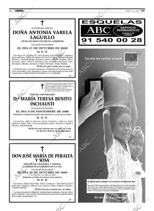 ABC MADRID 05-11-2009 página 66
