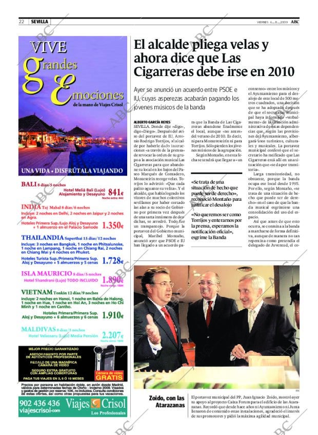 ABC SEVILLA 06-11-2009 página 22