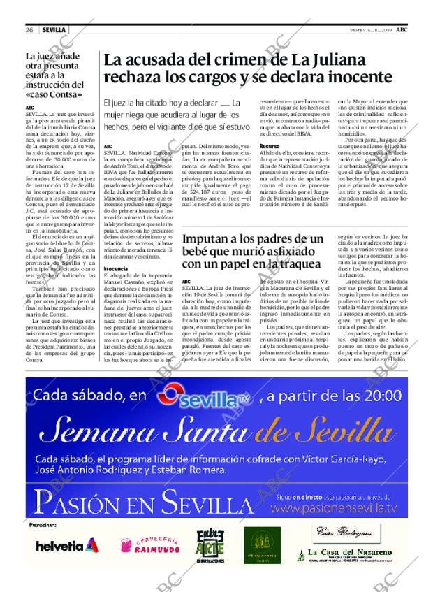 ABC SEVILLA 06-11-2009 página 26