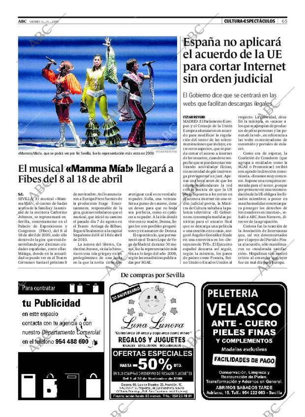 ABC SEVILLA 06-11-2009 página 65