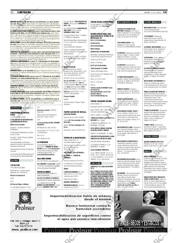 ABC SEVILLA 06-11-2009 página 68